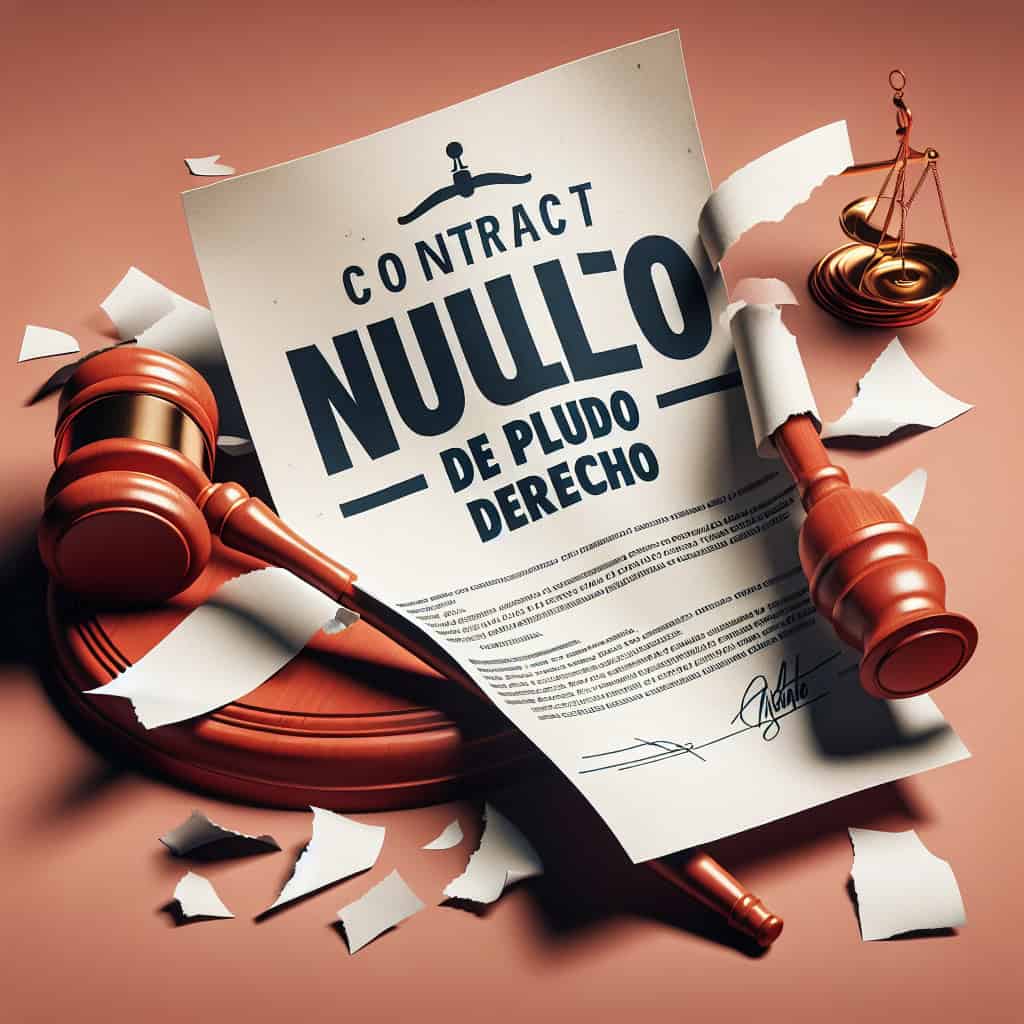 contratro nulo de pleno derecho de Blue Millenium SL